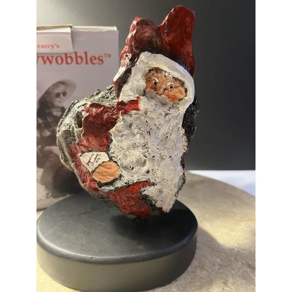 Grandma Scearcy's Santa Collywobbles Roly Poly Artwork Numbered And Signed